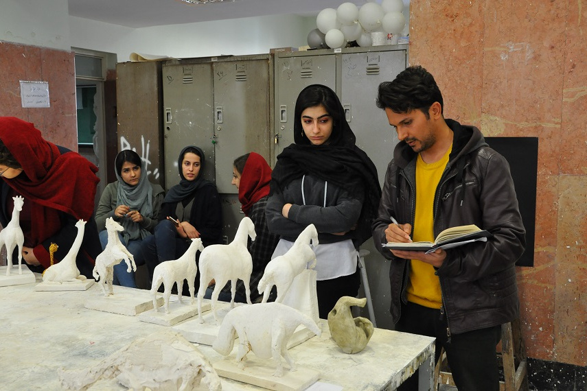 ژوژمان رشته مجسمه سازى بهمن۹۷