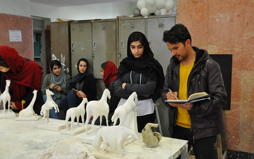 ژوژمان رشته مجسمه سازى بهمن۹۷